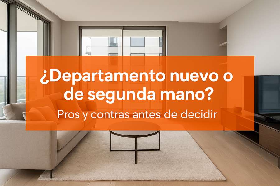 Departamento nuevo o de segunda mano: pros y contras